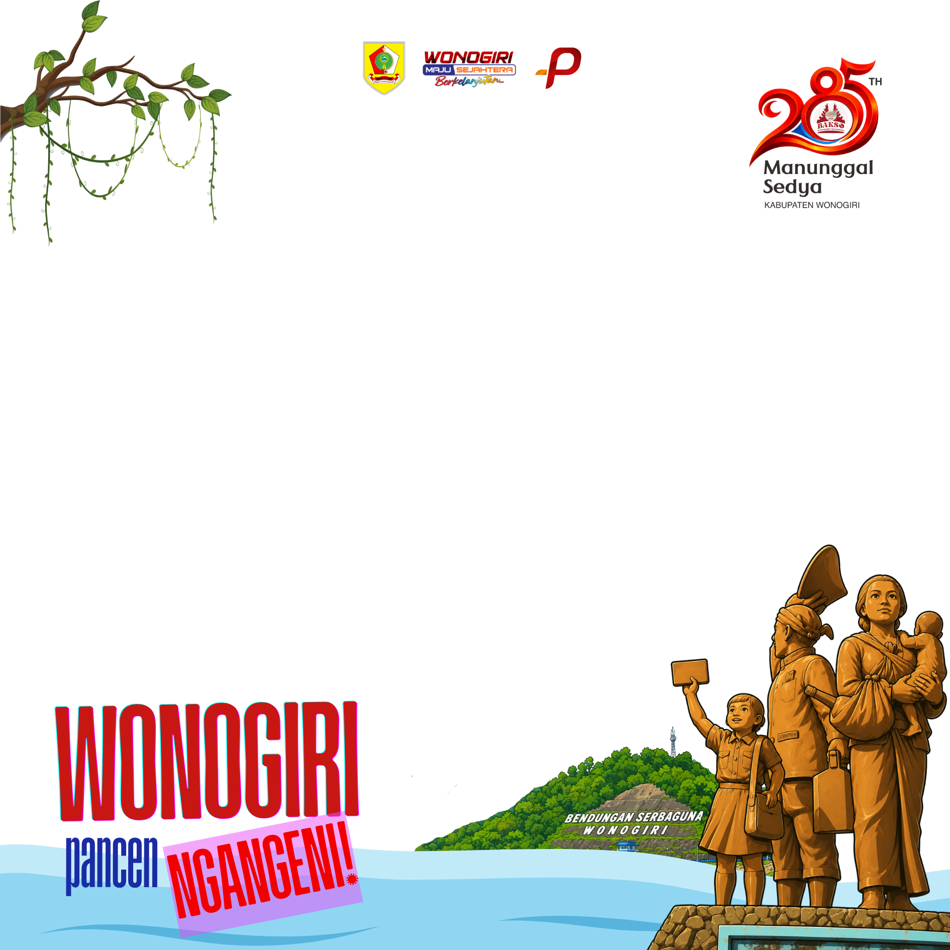 HARI JADI WONOGIRI 285Twibbon Tanpa Watermark