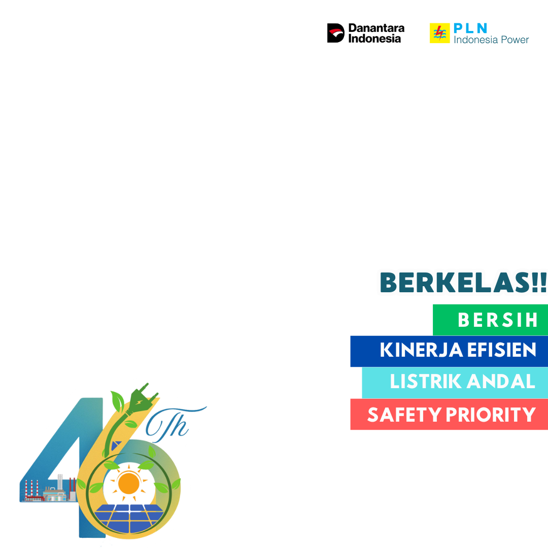 HUT PLN IP UBP SEMARANG KE-46Twibbon Tanpa Watermark