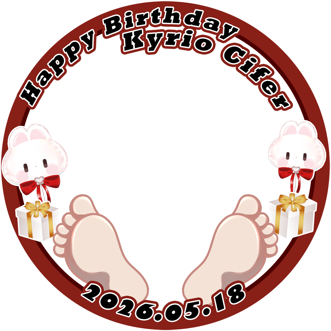 Kyrio Birthday 2026Twibbon Tanpa Watermark