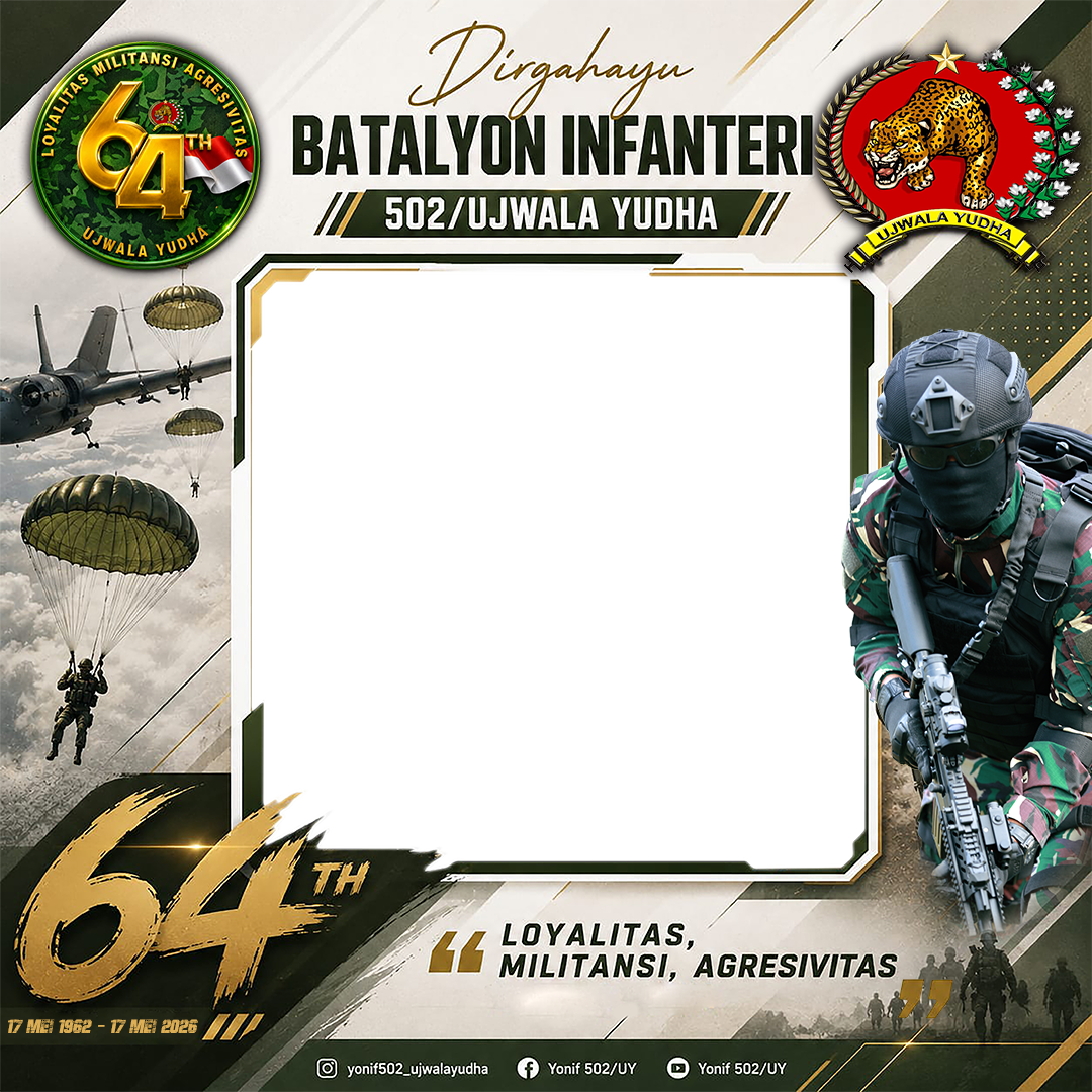 HUT YONIF/502 UY KE-64 THTwibbon Tanpa Watermark
