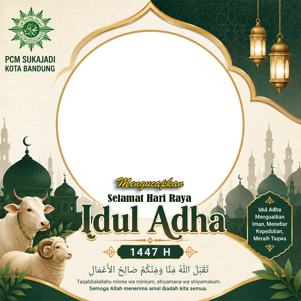 Selamat Idul Adha 1447 HTwibbon Tanpa Watermark