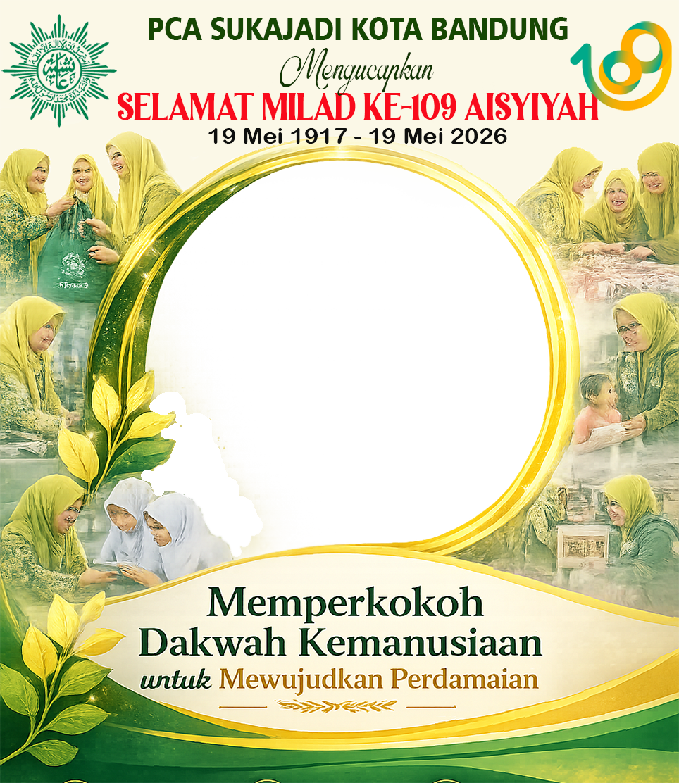 milad ke-109 aisyiyahTwibbon Tanpa Watermark