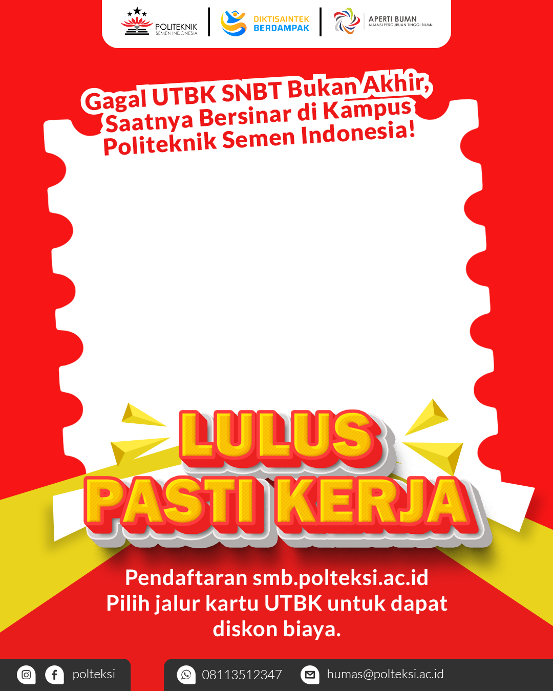 polteksiutbk26Twibbon Tanpa Watermark