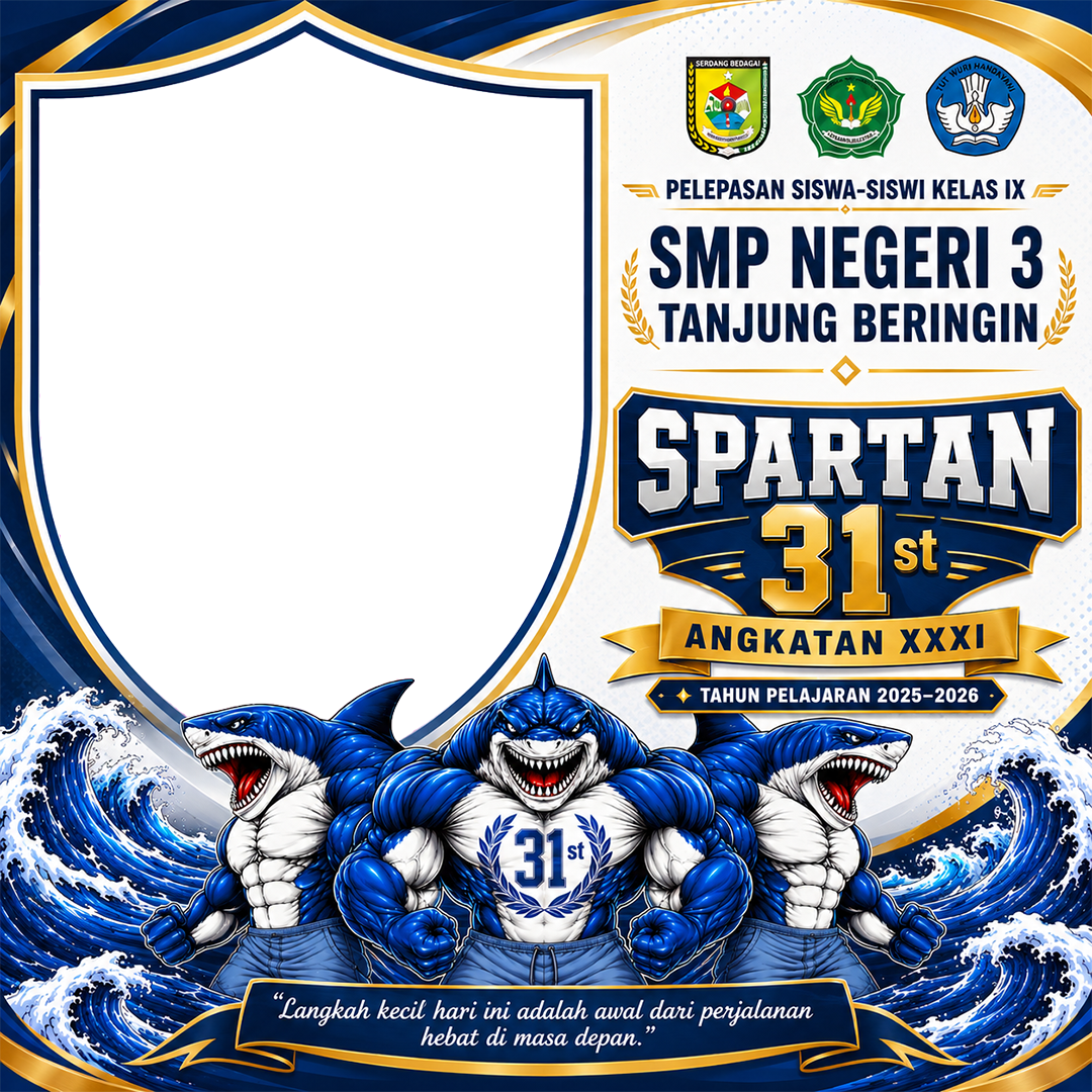 Pelepasan Siswa-Siswi Kelas IX SMP Negeri 3 Tanjung Beringin - Spartan 31stTwibbon Tanpa Watermark