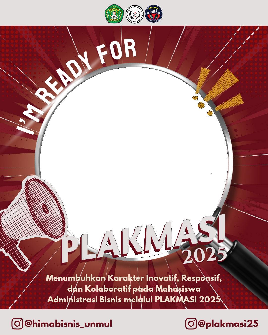PLAKMASI 2025Twibbon Tanpa Watermark