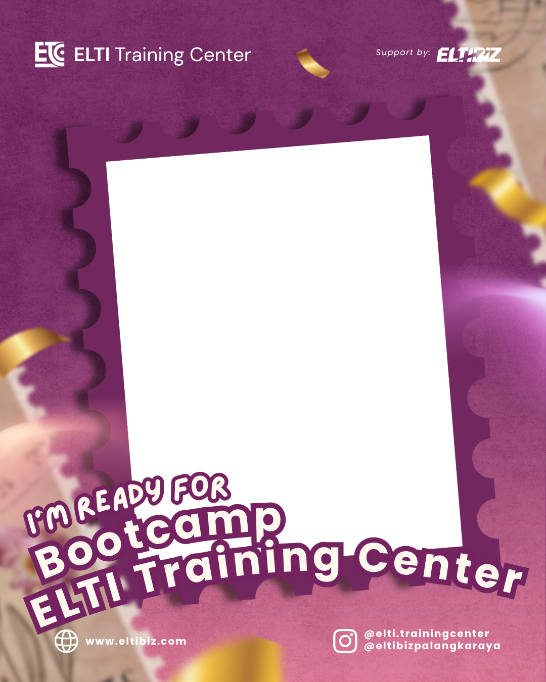 Bootcamp ELTI Training Center 2026Twibbon Tanpa Watermark