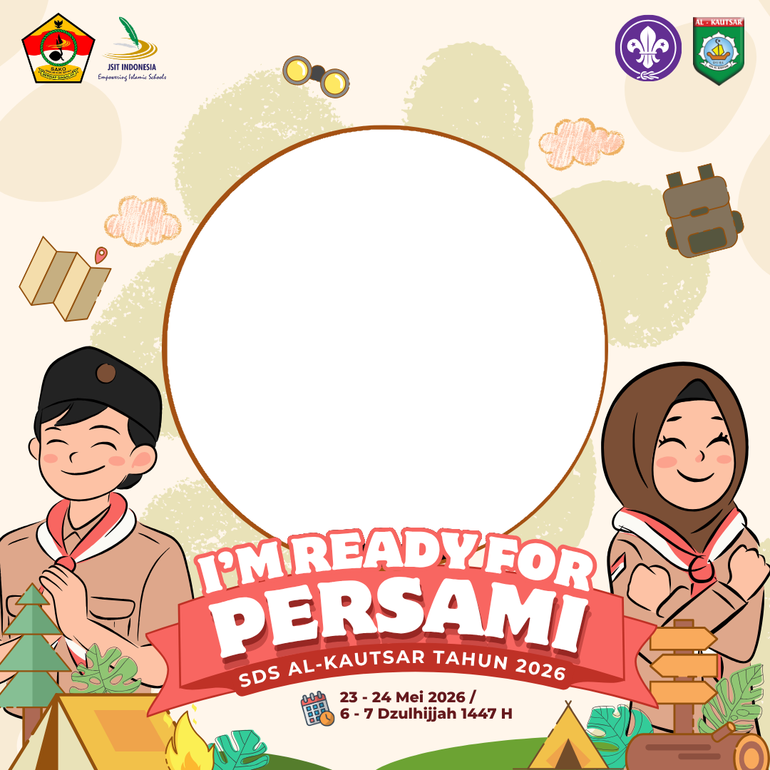 PERSAMI SDS AL-KAUTSAR 2026Twibbon Tanpa Watermark