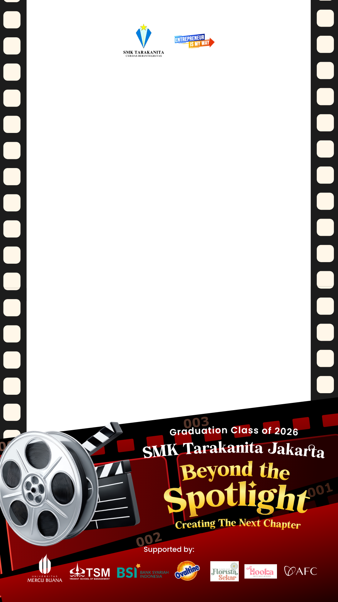 GRADUATION CLASS OF 2026 ✨Twibbon Tanpa Watermark