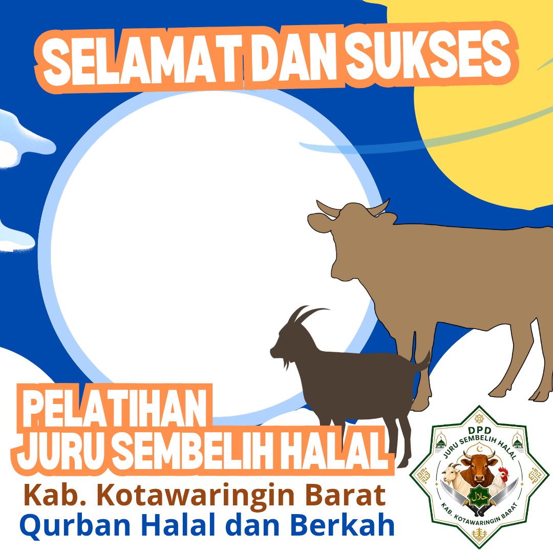 Pelatihan JURU SEMBELIH HALAL.  Kab. Kotawaringin BaratTwibbon Tanpa Watermark