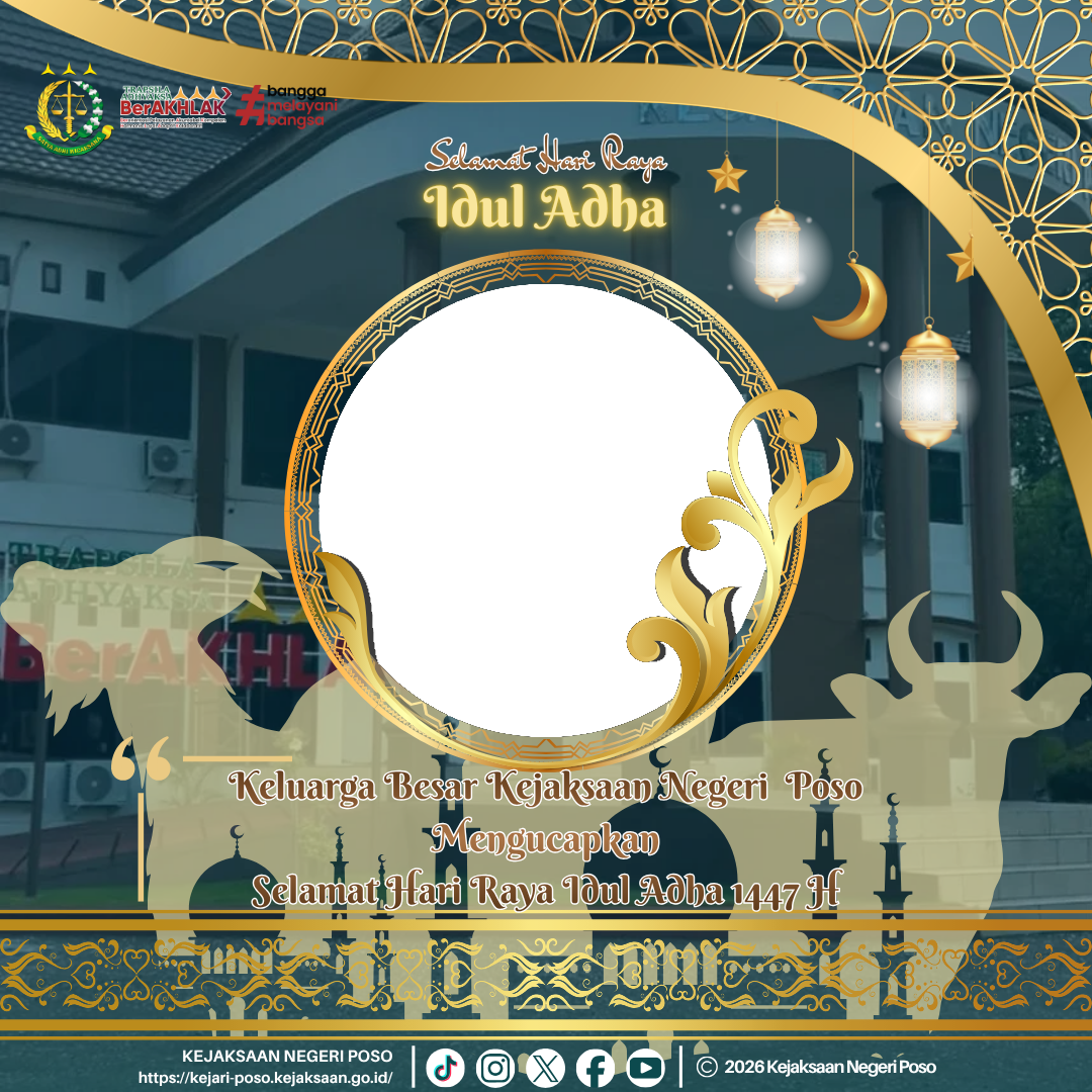 Hari Raya Idul Adha 1447 H Kejaksaan Negeri PosoTwibbon Tanpa Watermark