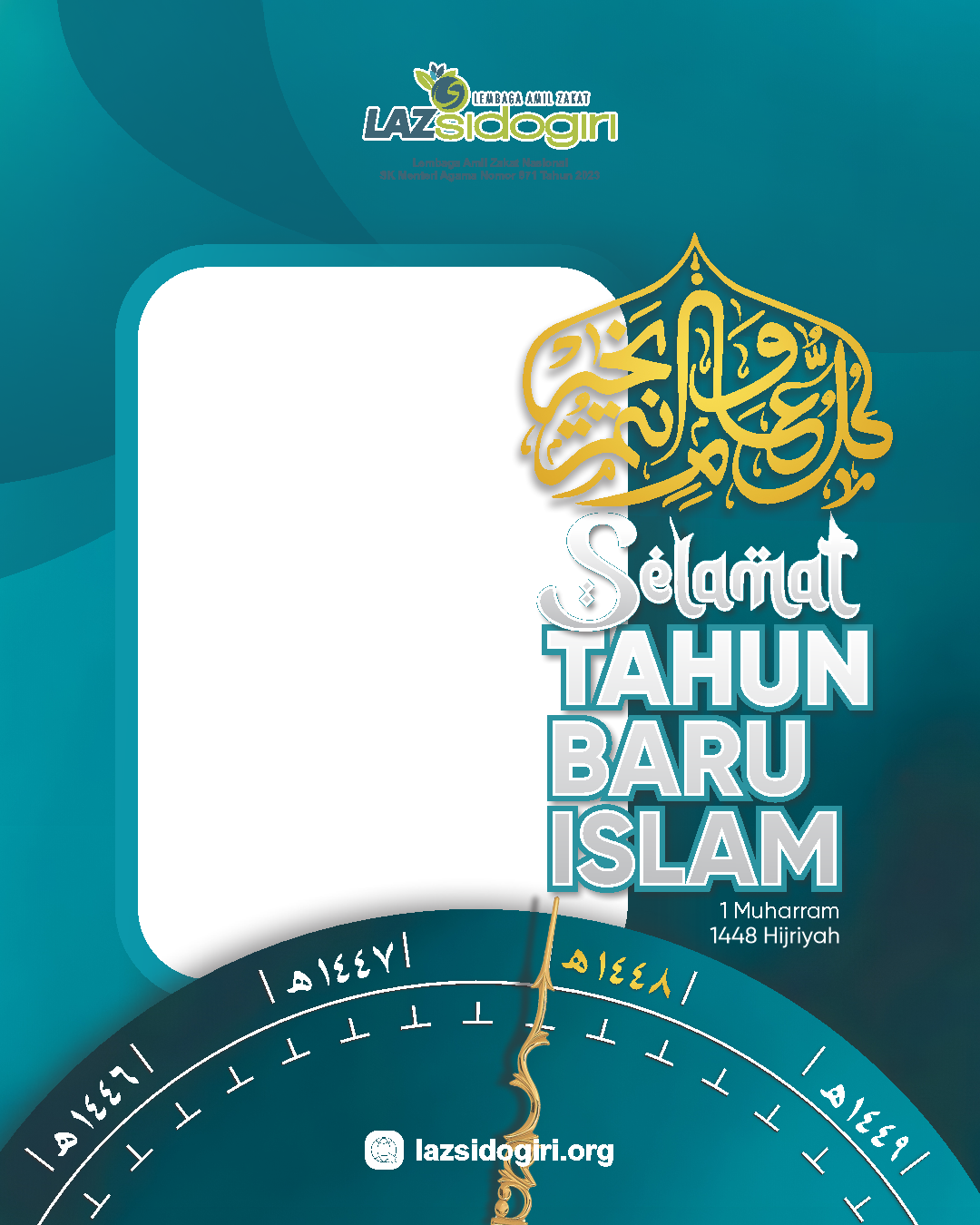 Tahun Baru Islam 1448 HTwibbon Tanpa Watermark