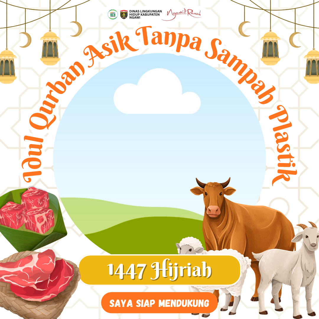 Idul Qurban Asik Tanpa Sampah PlastikTwibbon Tanpa Watermark