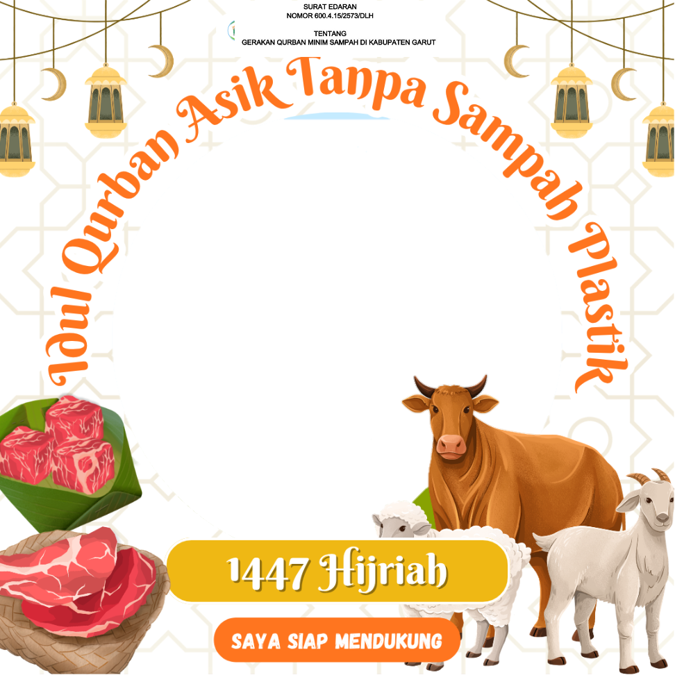 Gerakan Qurban Minim SampahTwibbon Tanpa Watermark