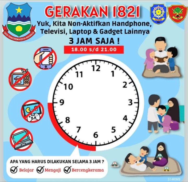 MATIKAN HP JAM 18.00 WIB SAMPAI JAM 21.00 WIB SETIAP HARITwibbon Tanpa Watermark