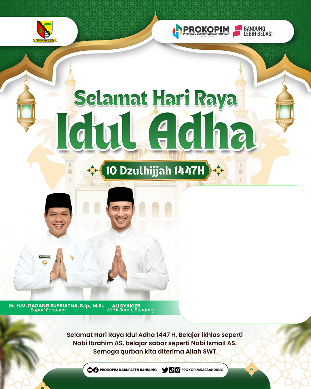 Hari Raya Idul Adha 1447 HTwibbon Tanpa Watermark