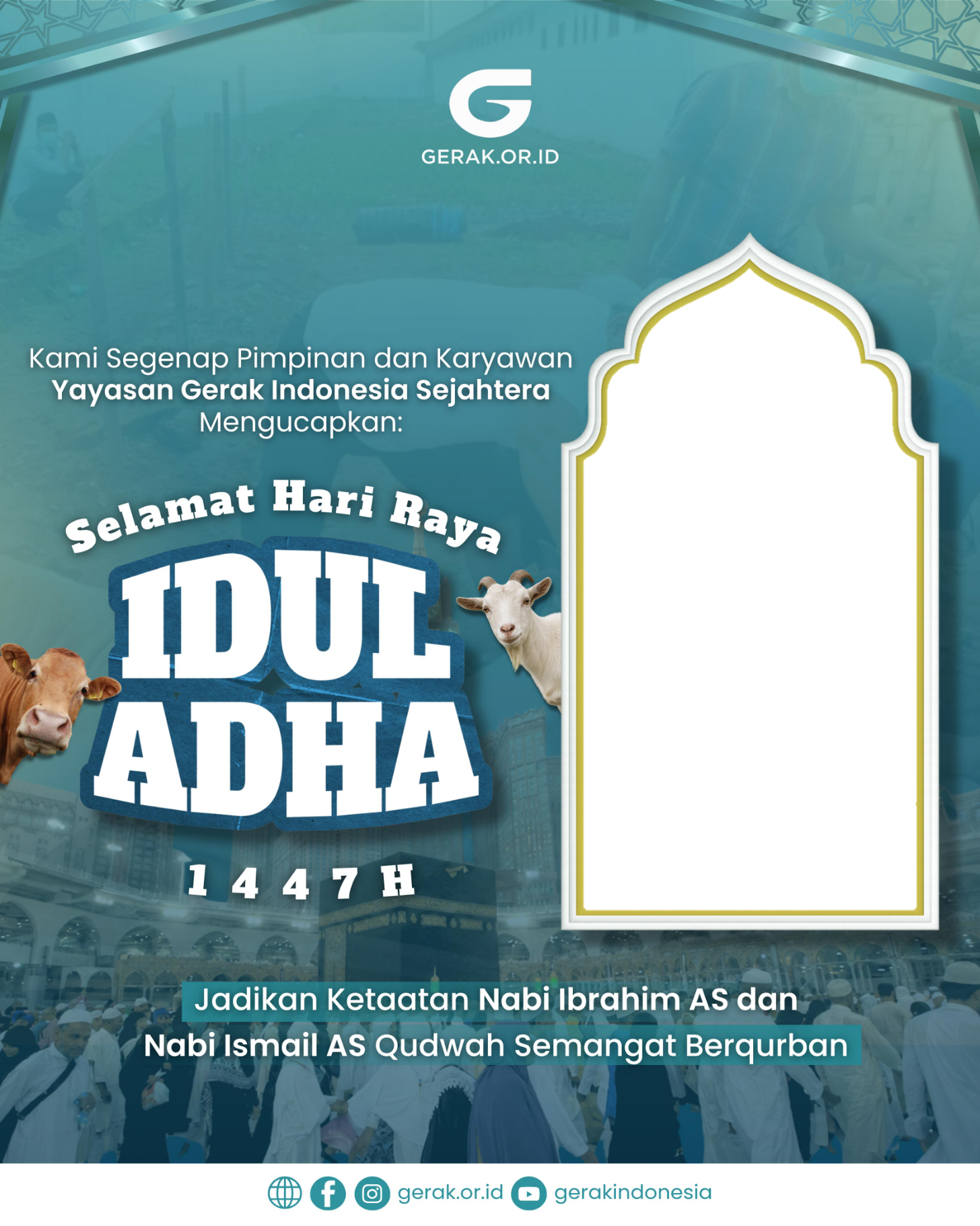 Gerak | Idul Adha 1447H | PotraitTwibbon Tanpa Watermark