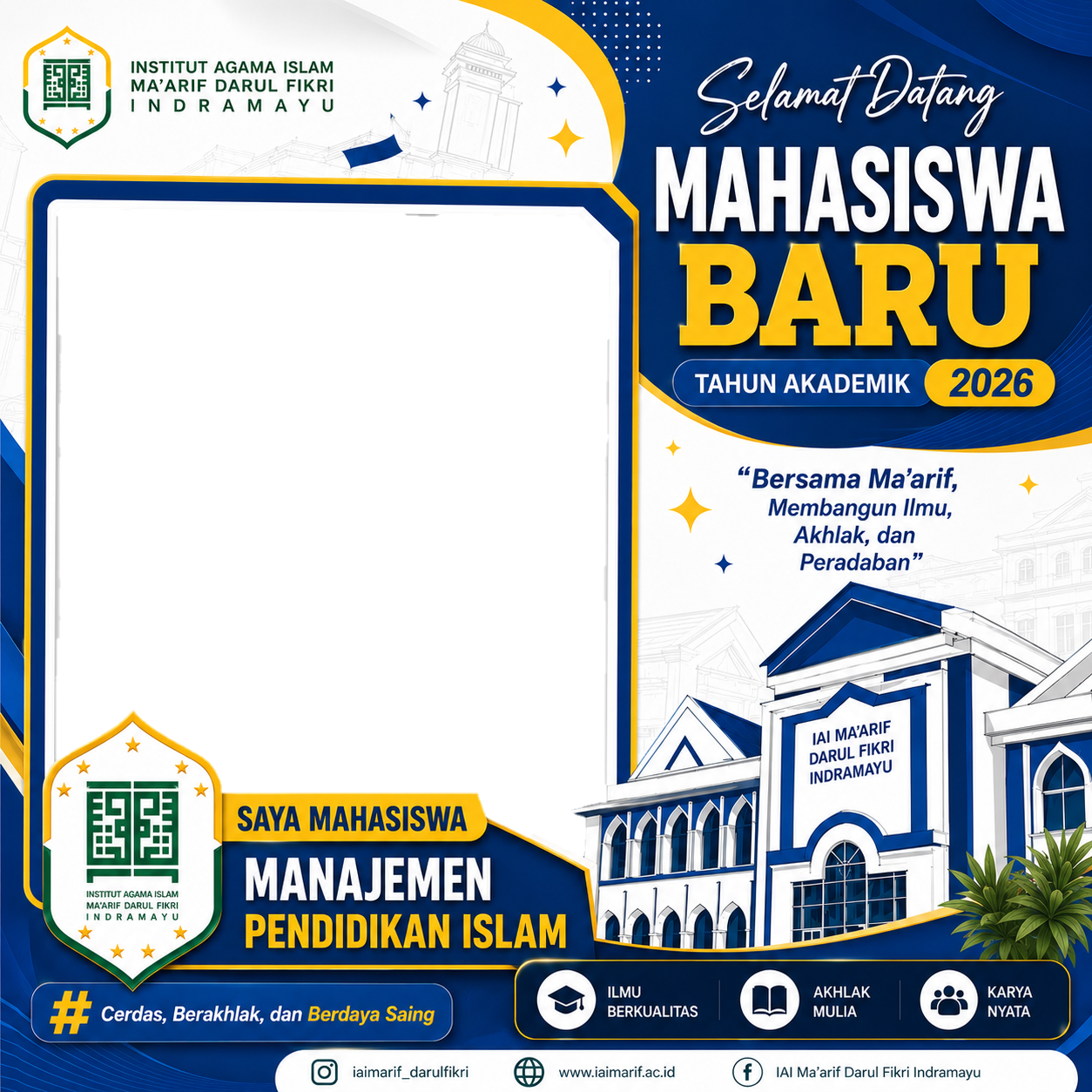 Manajemen pendidikan IslamTwibbon Tanpa Watermark
