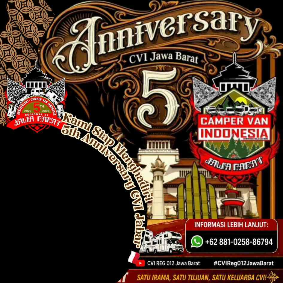 happy_5thCVI_Jabar2026Twibbon Tanpa Watermark