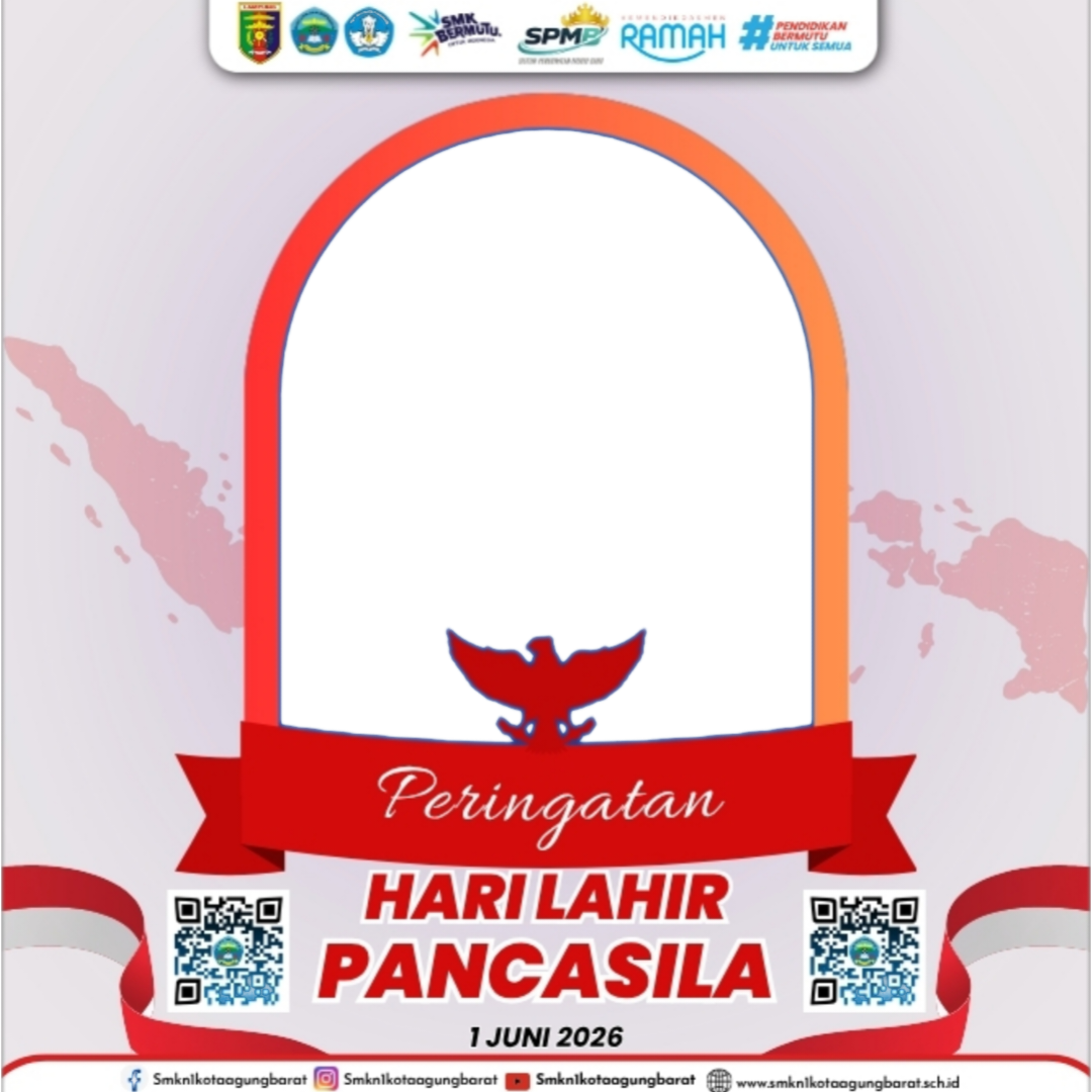 Peringatan hari lahir pancasilaTwibbon Tanpa Watermark