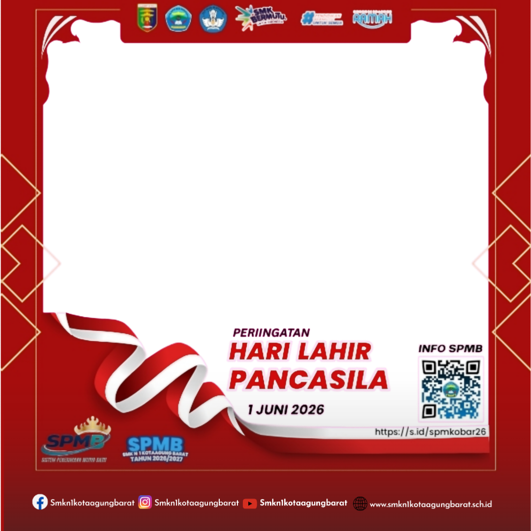 Peringatan hari lahir pancasilaTwibbon Tanpa Watermark