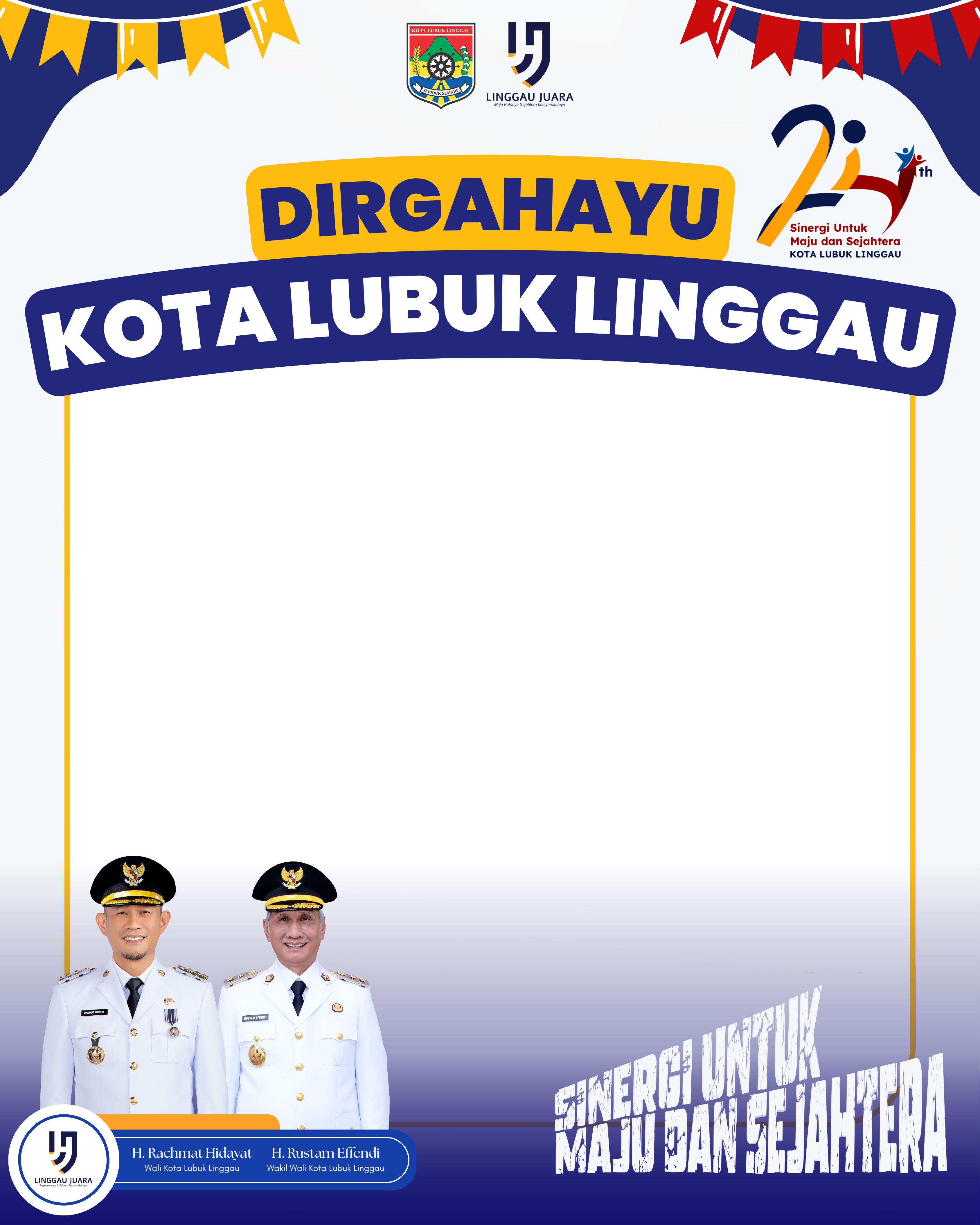 HUT Kota Lubuk Linggau ke-24Twibbon Tanpa Watermark