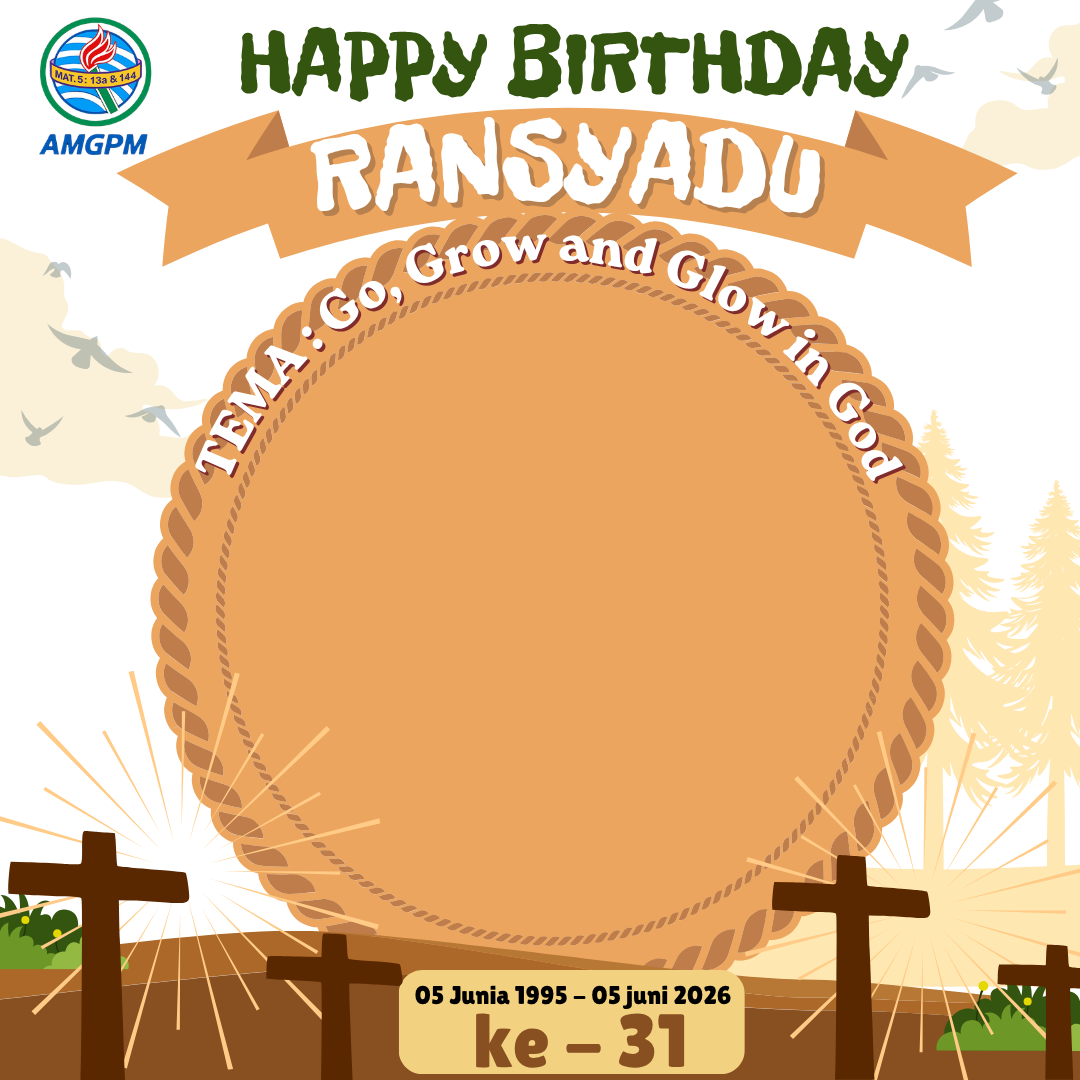 happy birthday ransyadu ke 31Twibbon Tanpa Watermark