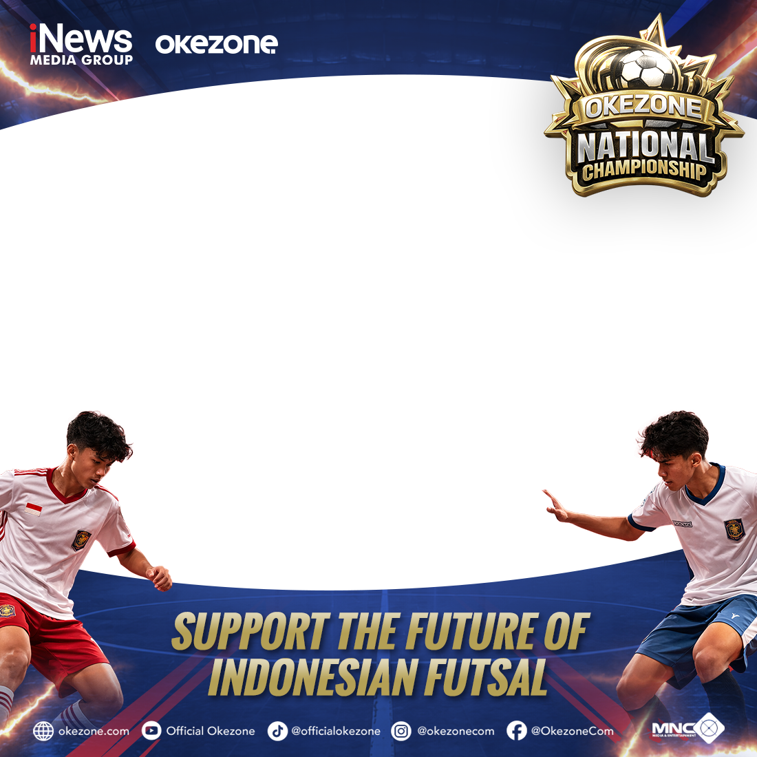 Support Okezone National ChampionshipTwibbon Tanpa Watermark
