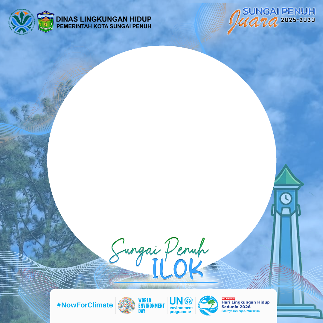 Hari Lingkungan Hidup Sedunia Kota Sungai PenuhTwibbon Tanpa Watermark