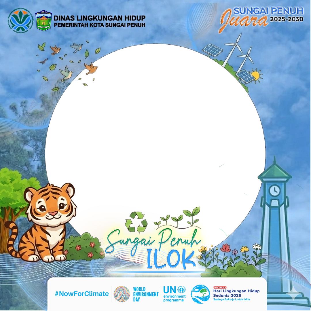 Hari Lingkungan Hidup Kota Sungai PenuhTwibbon Tanpa Watermark