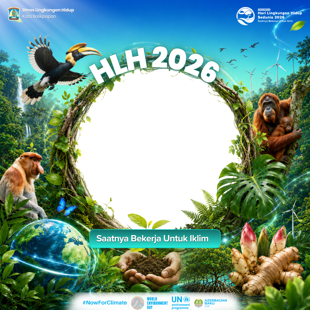 TWIBBON DLH HLH 2026Twibbon Tanpa Watermark