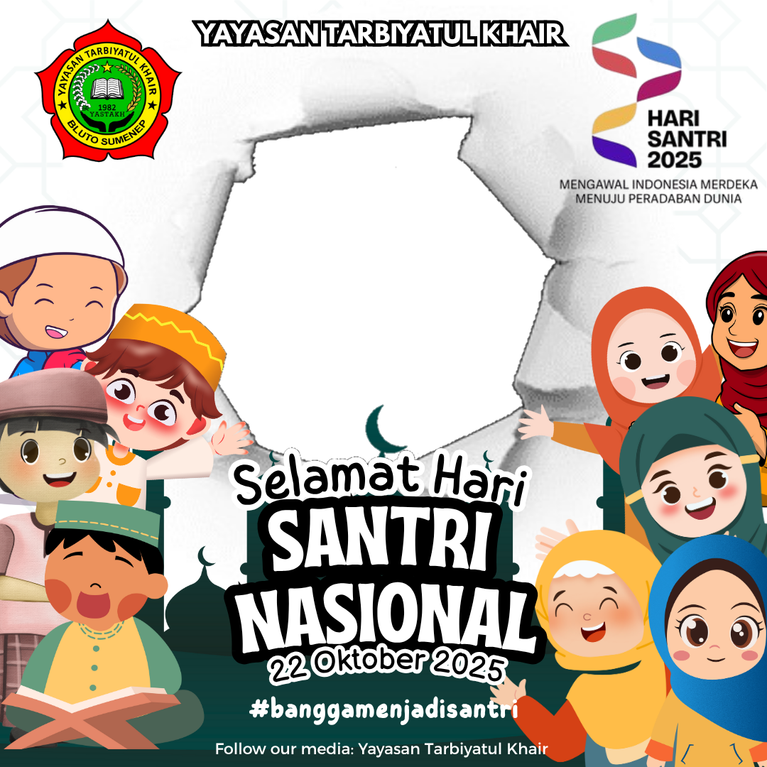 Hari Santri Nasional 2025Twibbon Tanpa Watermark