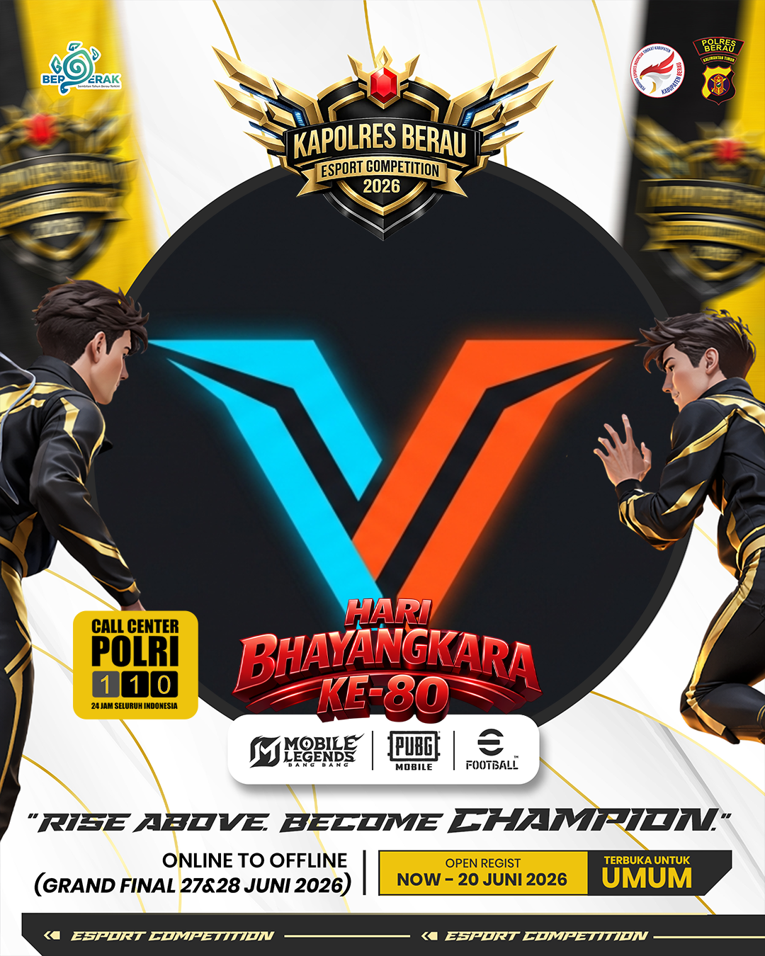 Kapolresberauesportcompeticion2026Twibbon Tanpa Watermark