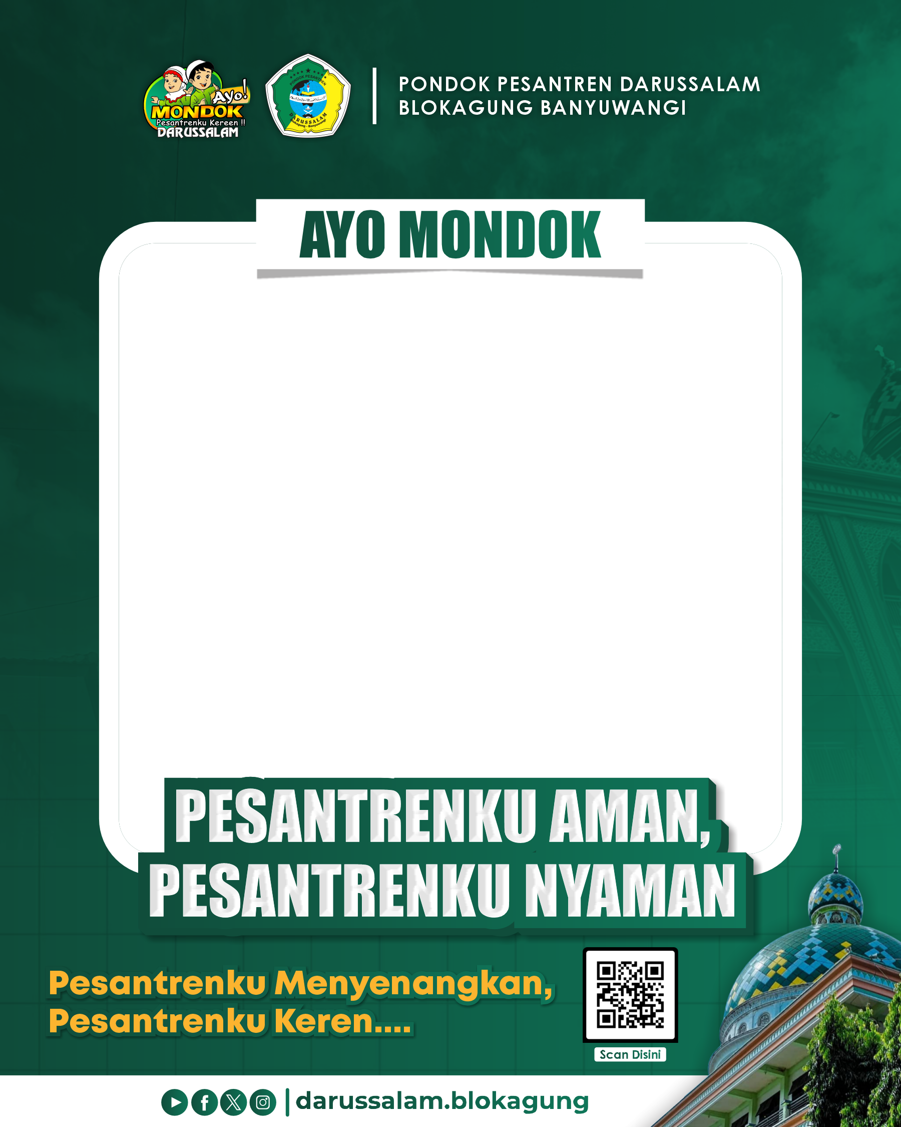 ayo mondokTwibbon Tanpa Watermark