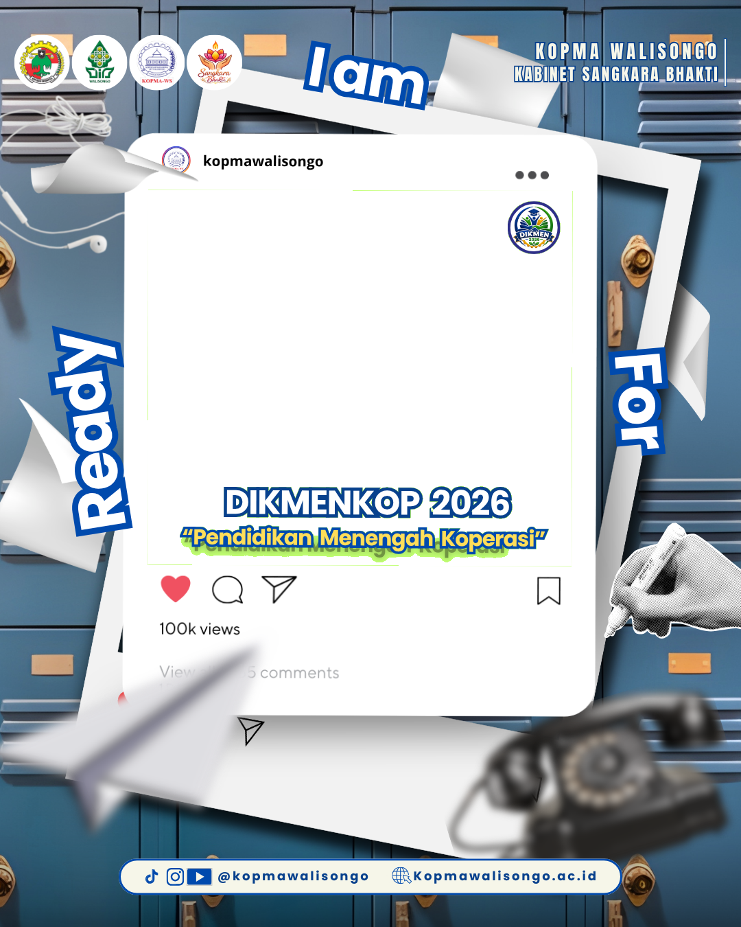 DIKMENKOP 2026Twibbon Tanpa Watermark