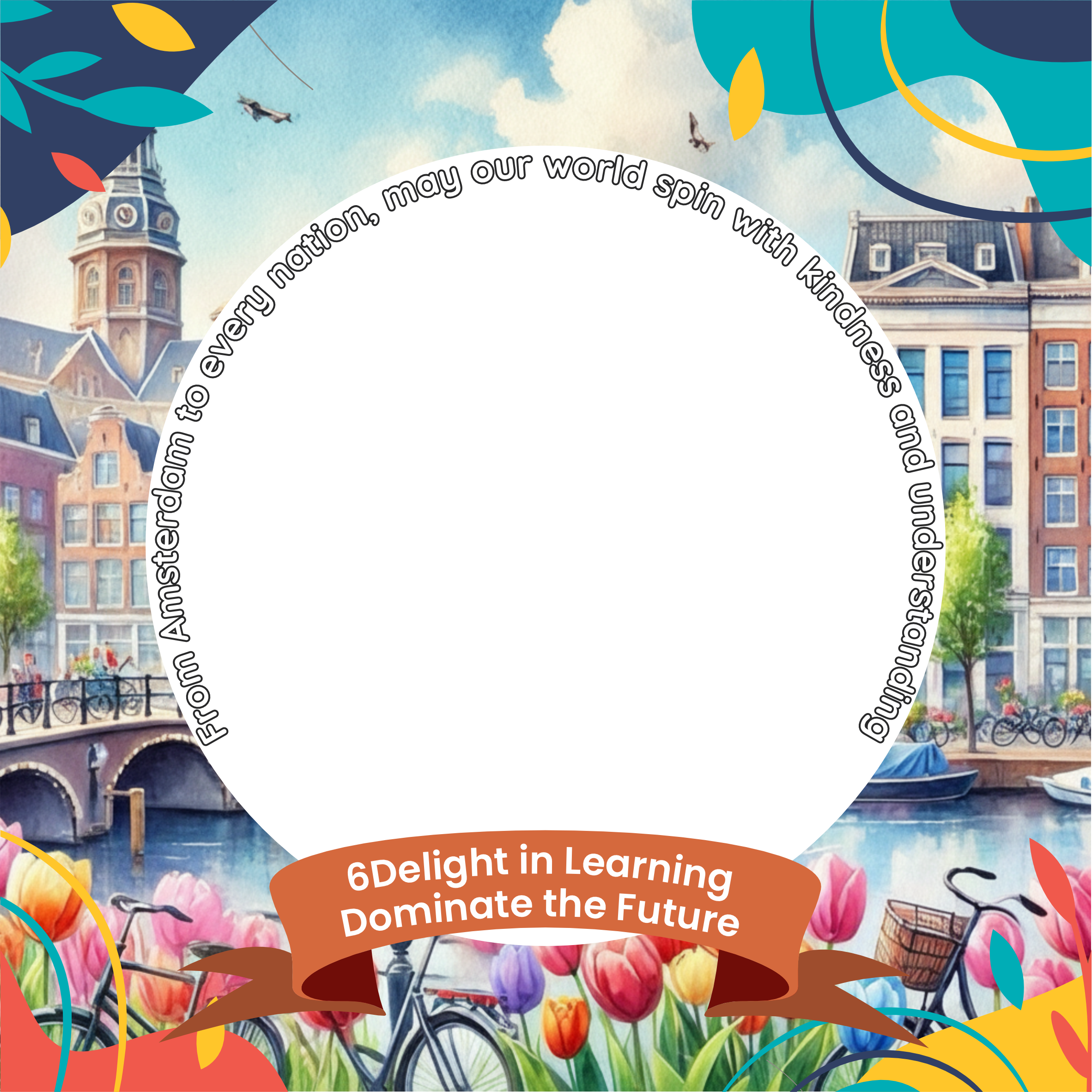 From Amsterdam To Every NationTwibbon Tanpa Watermark