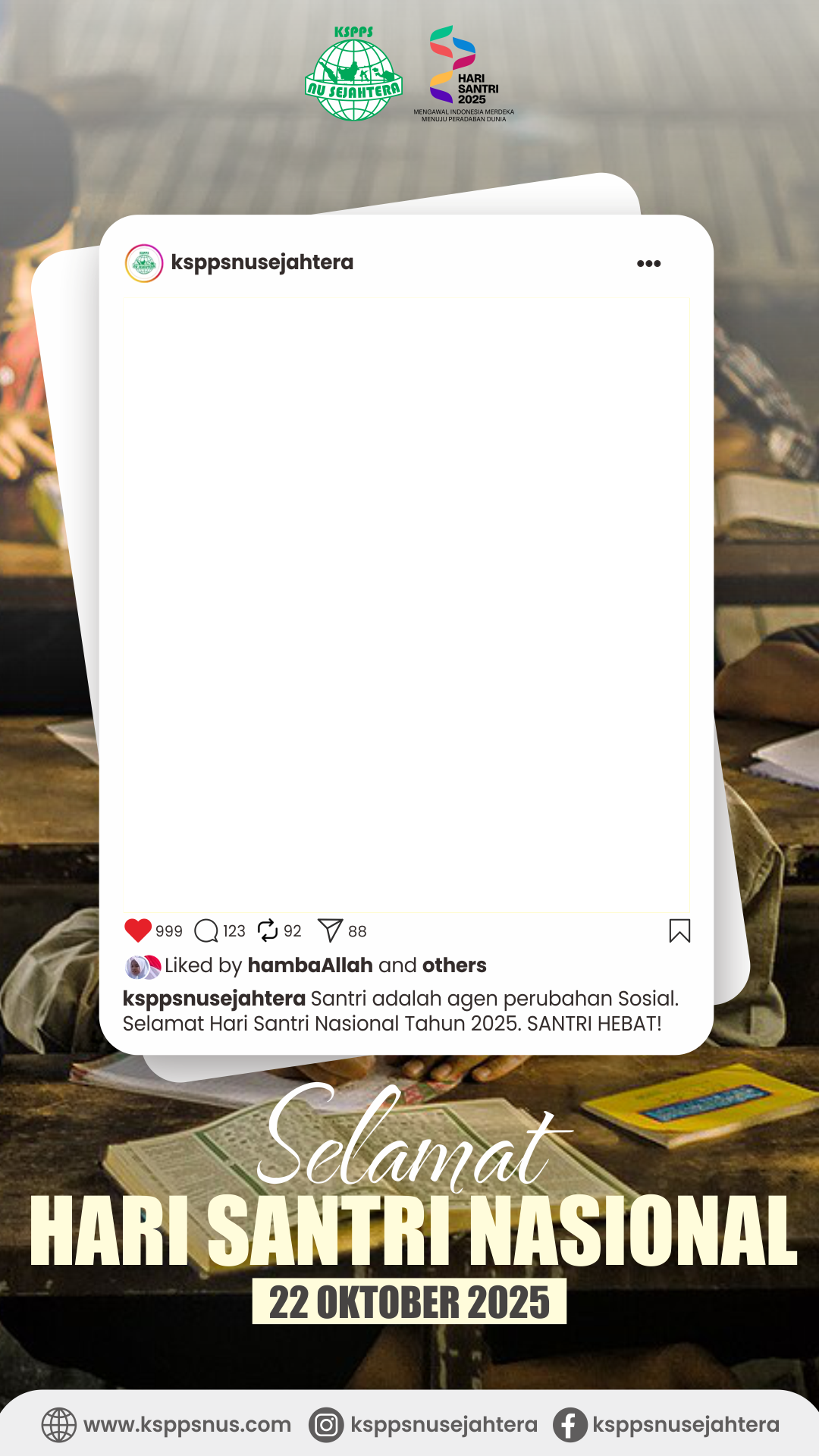 HSN KSPPS NUS 2025Twibbon Tanpa Watermark