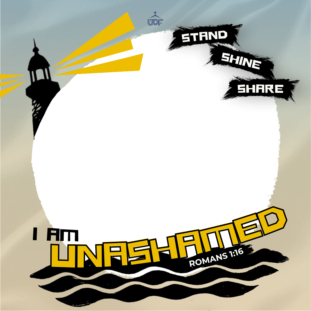 UDFC UNASHAMED 2026Twibbon Tanpa Watermark