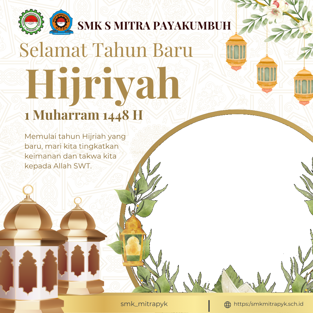 Selamat Tahun Baru Islam 1448 HTwibbon Tanpa Watermark