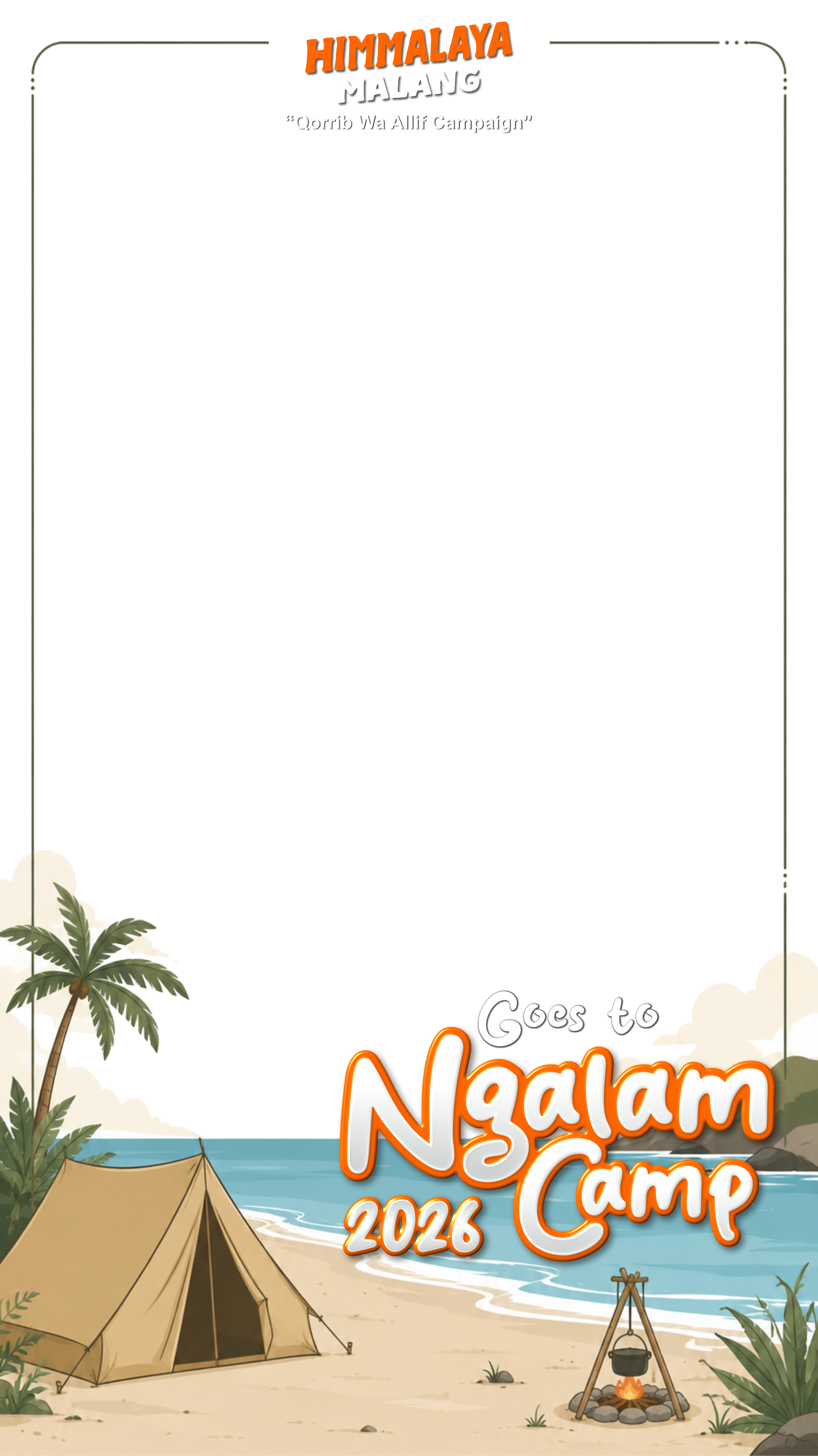 Goes to NgalamCamp 2026Twibbon Tanpa Watermark