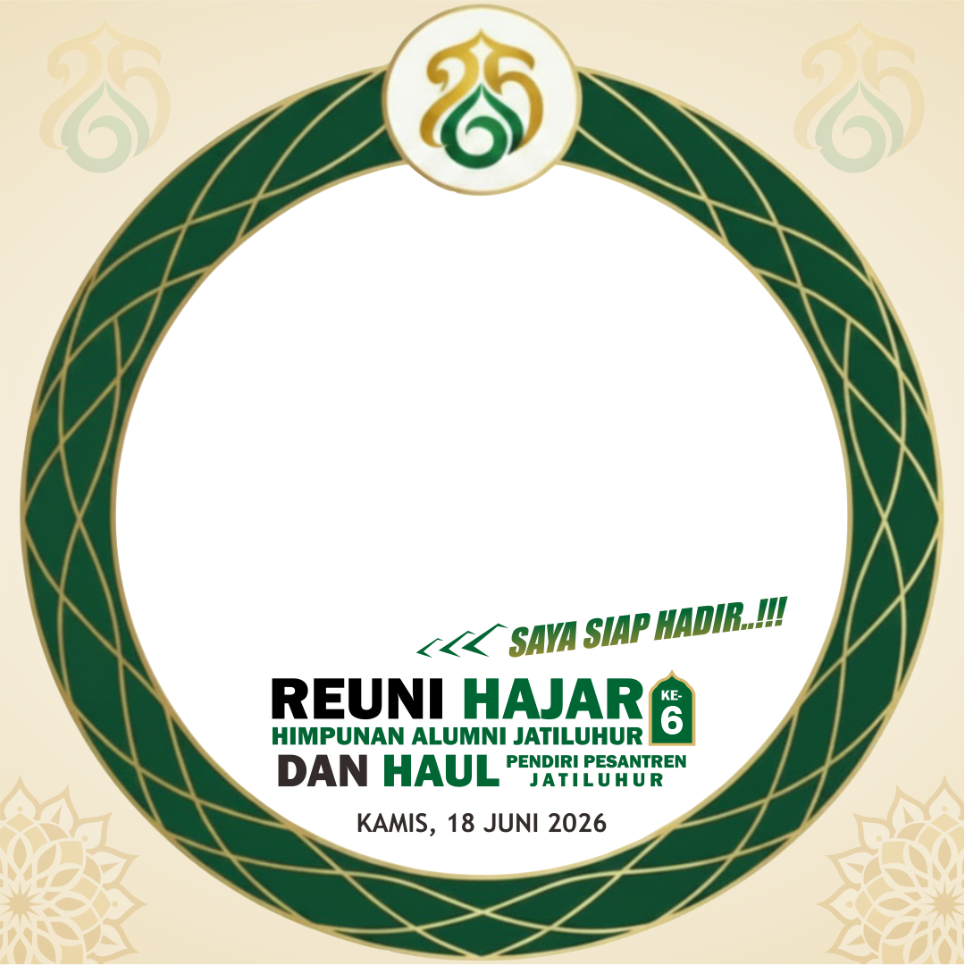 Reuni HAJAR (Himpunan Alumni Jatiluhur)Twibbon Tanpa Watermark