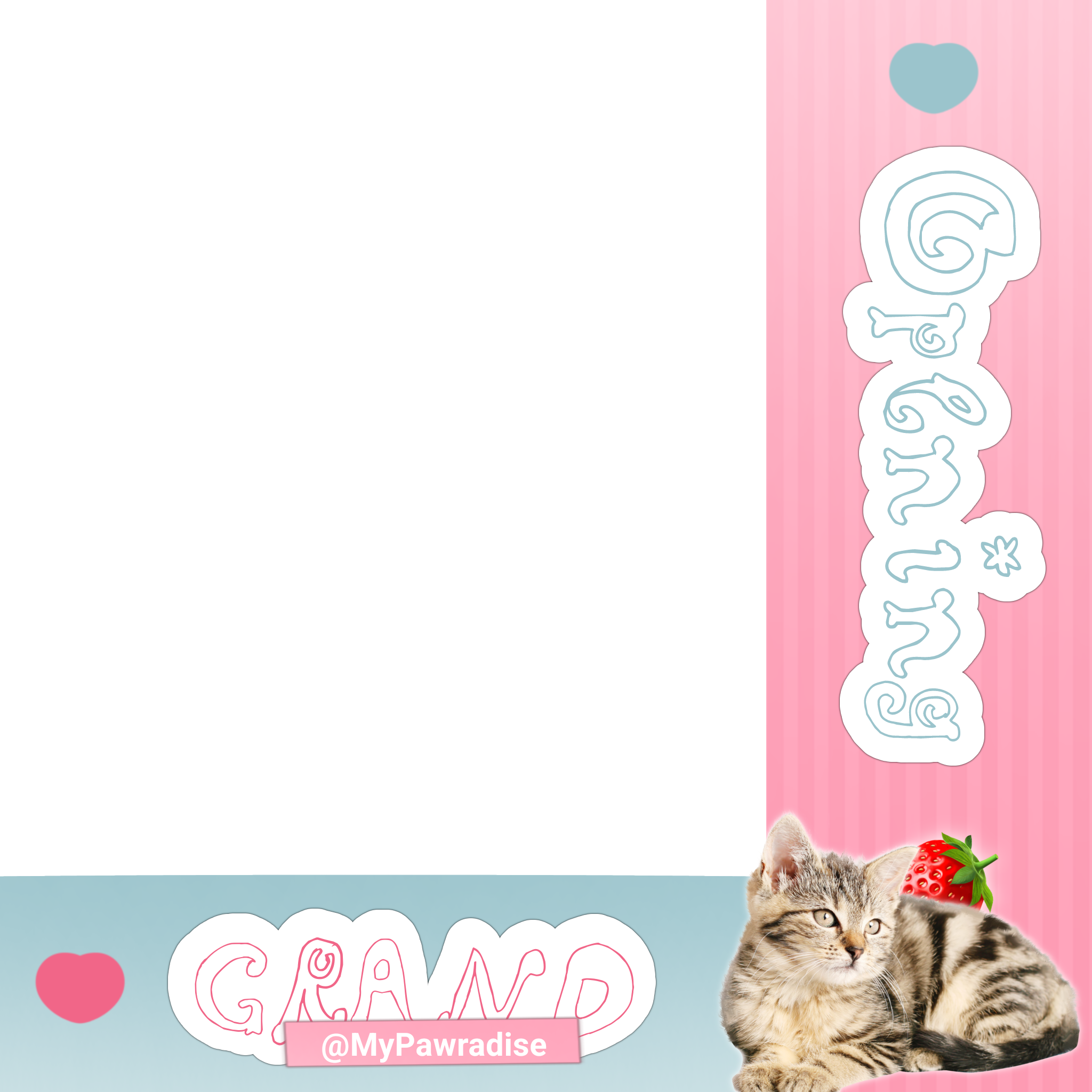 MyPawradise Grand Opening! 🐈Twibbon Tanpa Watermark