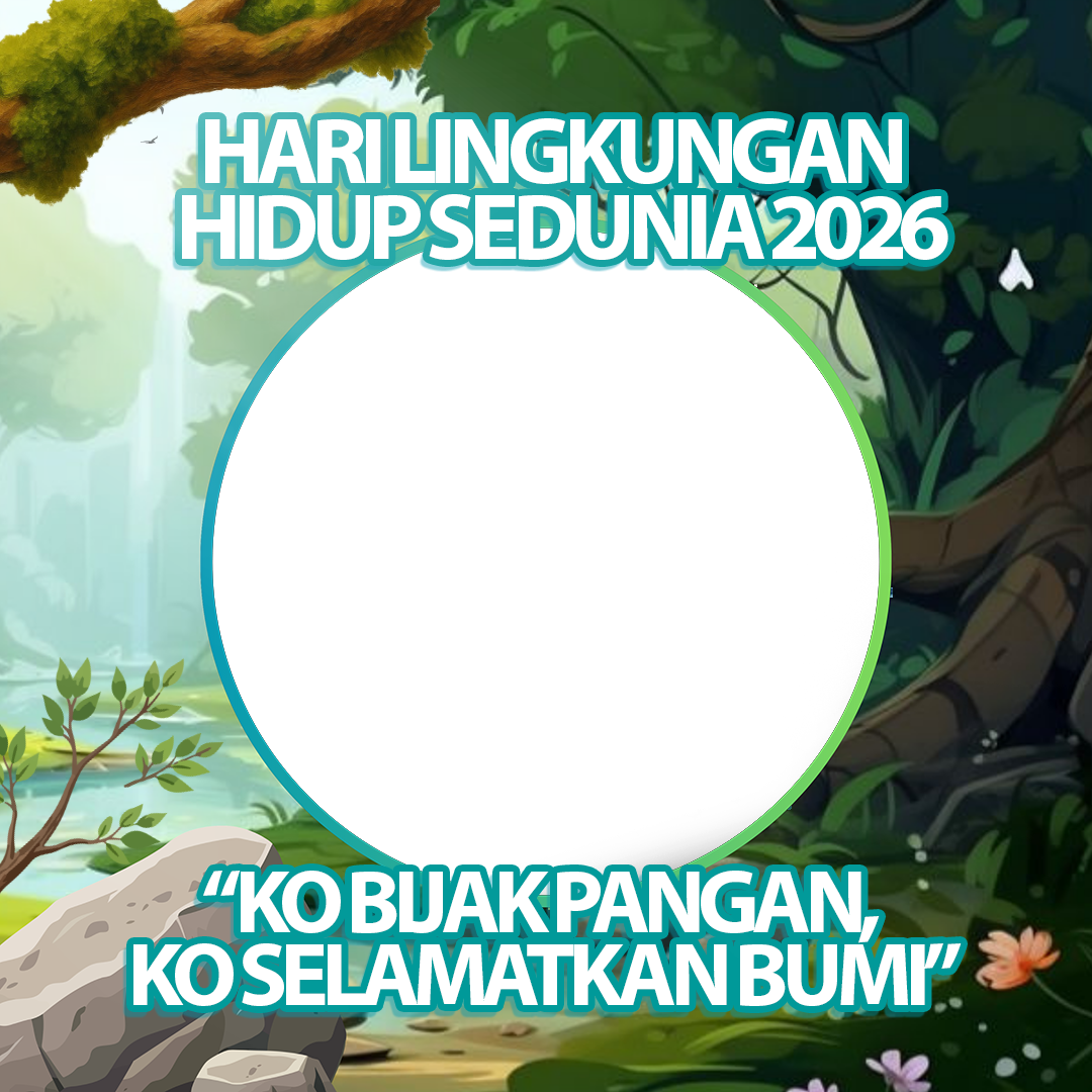 HARI LINGKUNGAN HIDUP SEDUNIA 2026Twibbon Tanpa Watermark