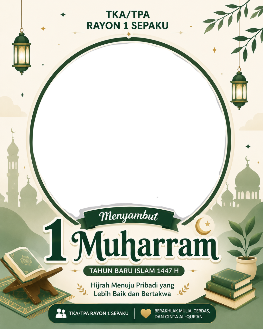 Perayaan 1 MuharramTwibbon Tanpa Watermark