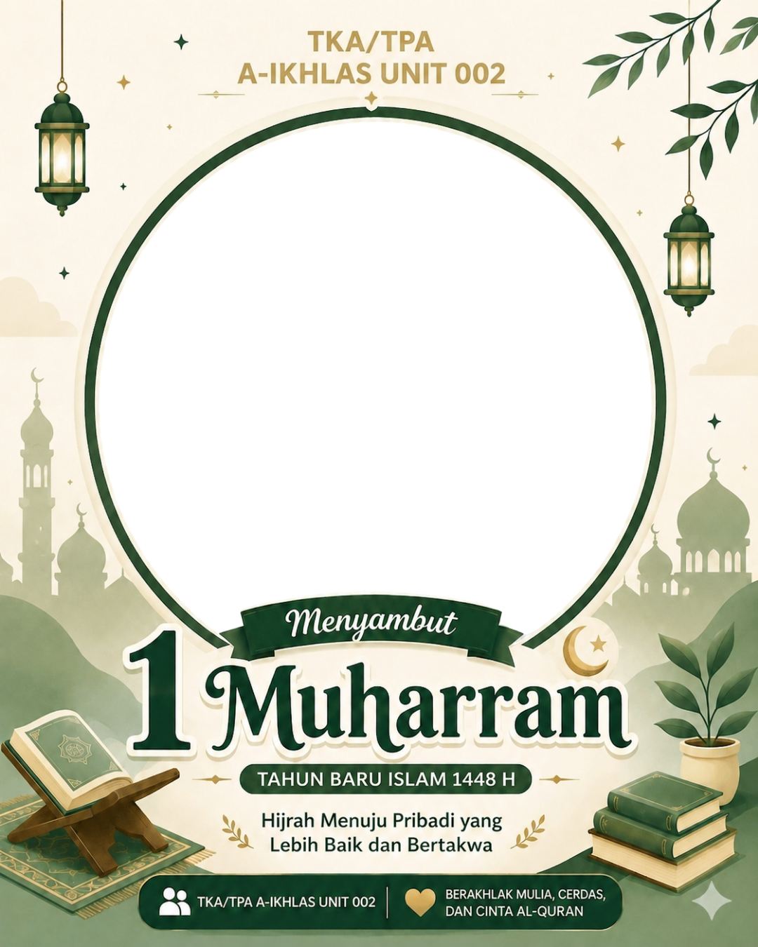 Tahun Baru Islam 1448 HTwibbon Tanpa Watermark