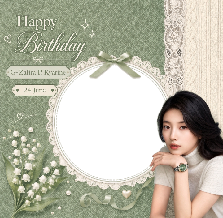 Zafira BirthdayTwibbon Tanpa Watermark
