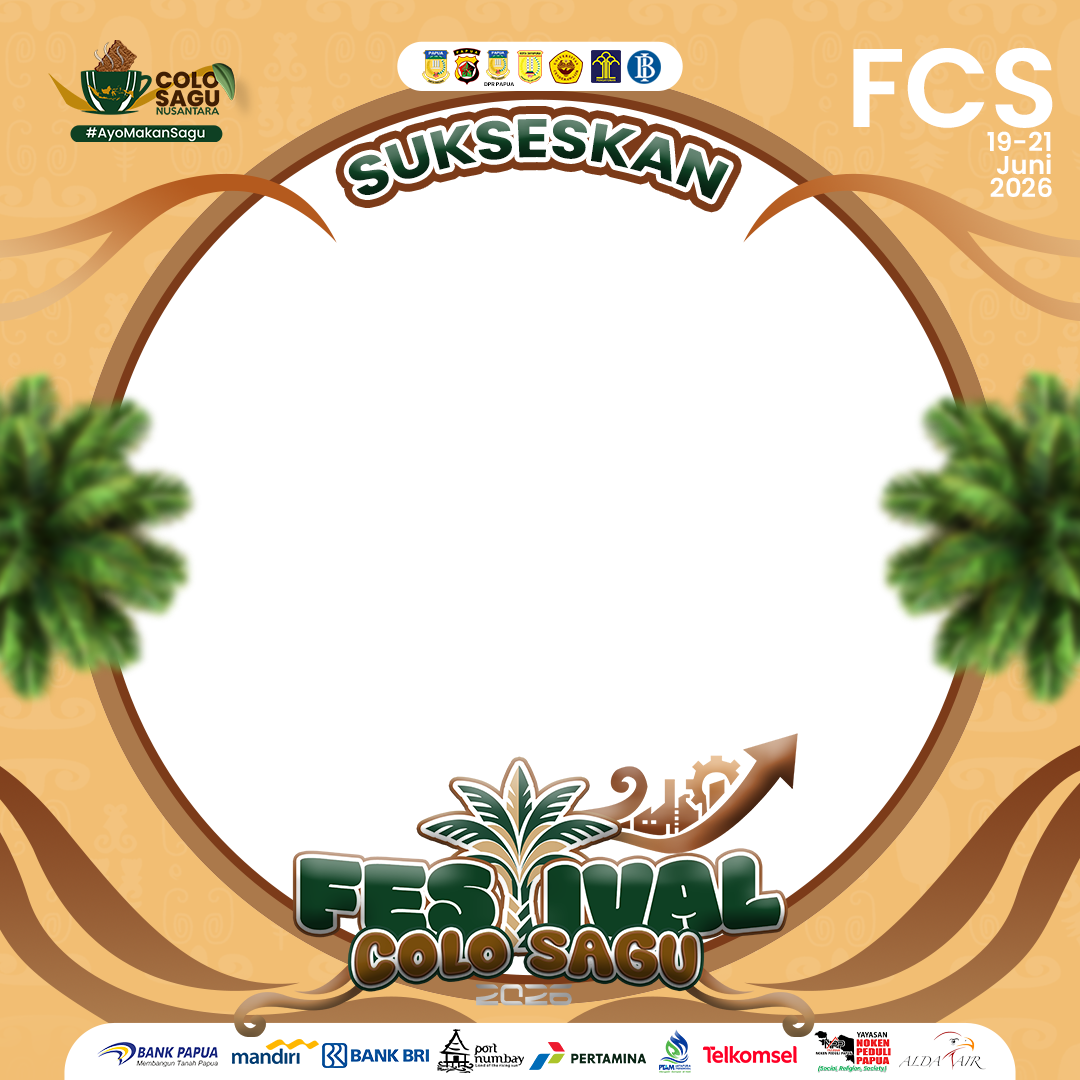 Festival Colo Sagu 2026Twibbon Tanpa Watermark