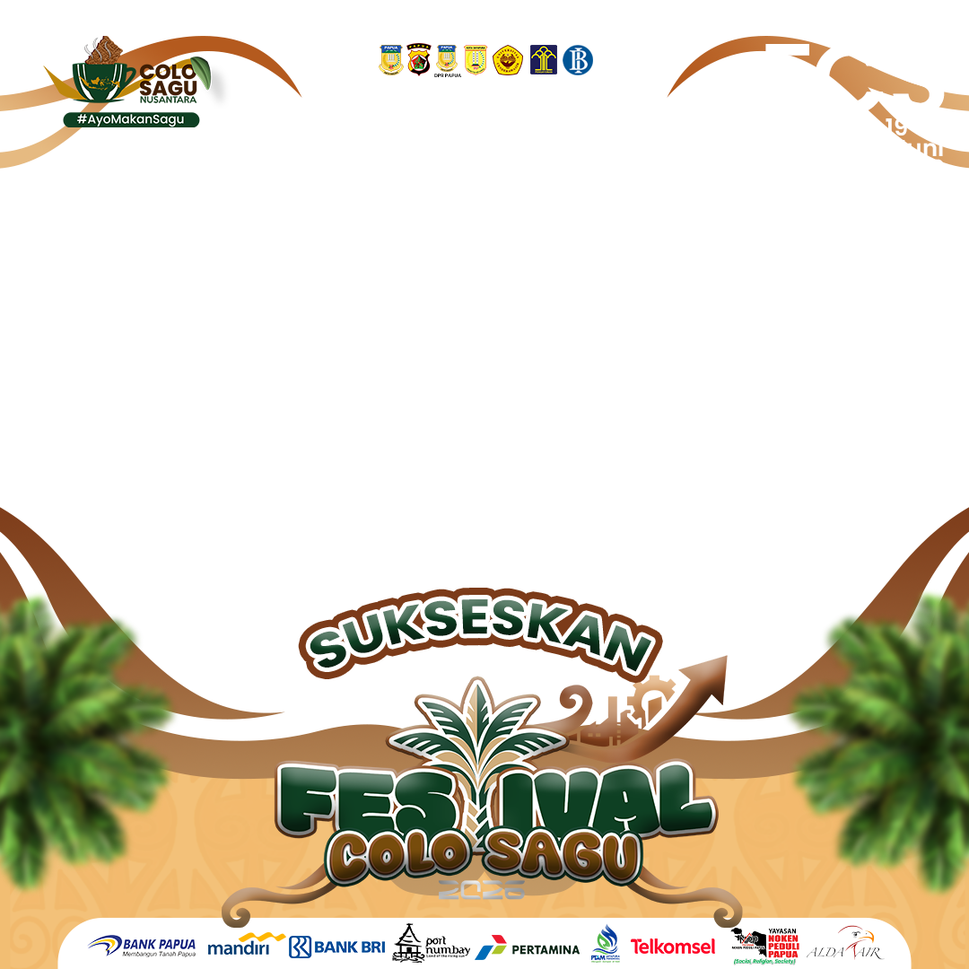Festival Colo Sagu 2026Twibbon Tanpa Watermark