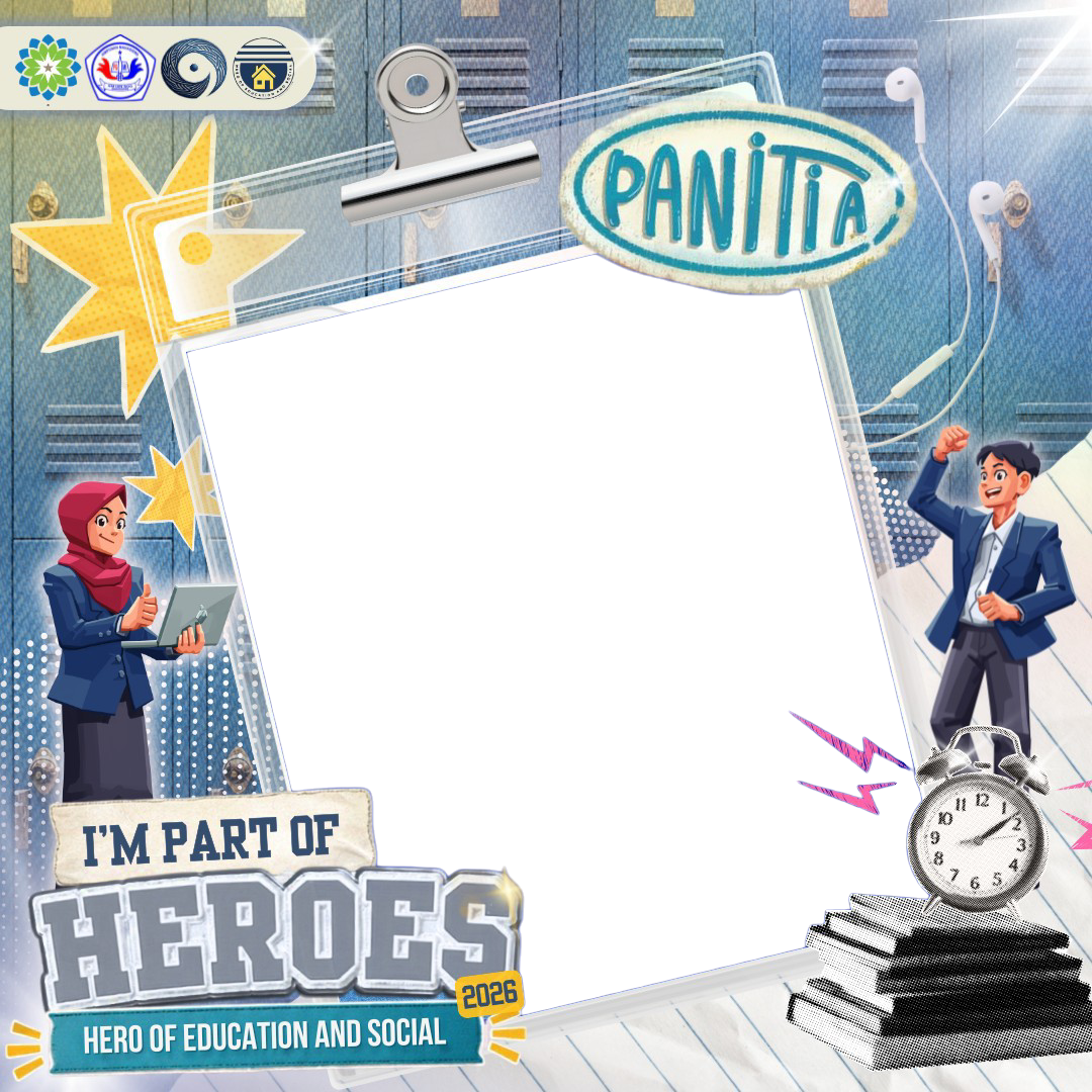Heroes 2026Twibbon Tanpa Watermark