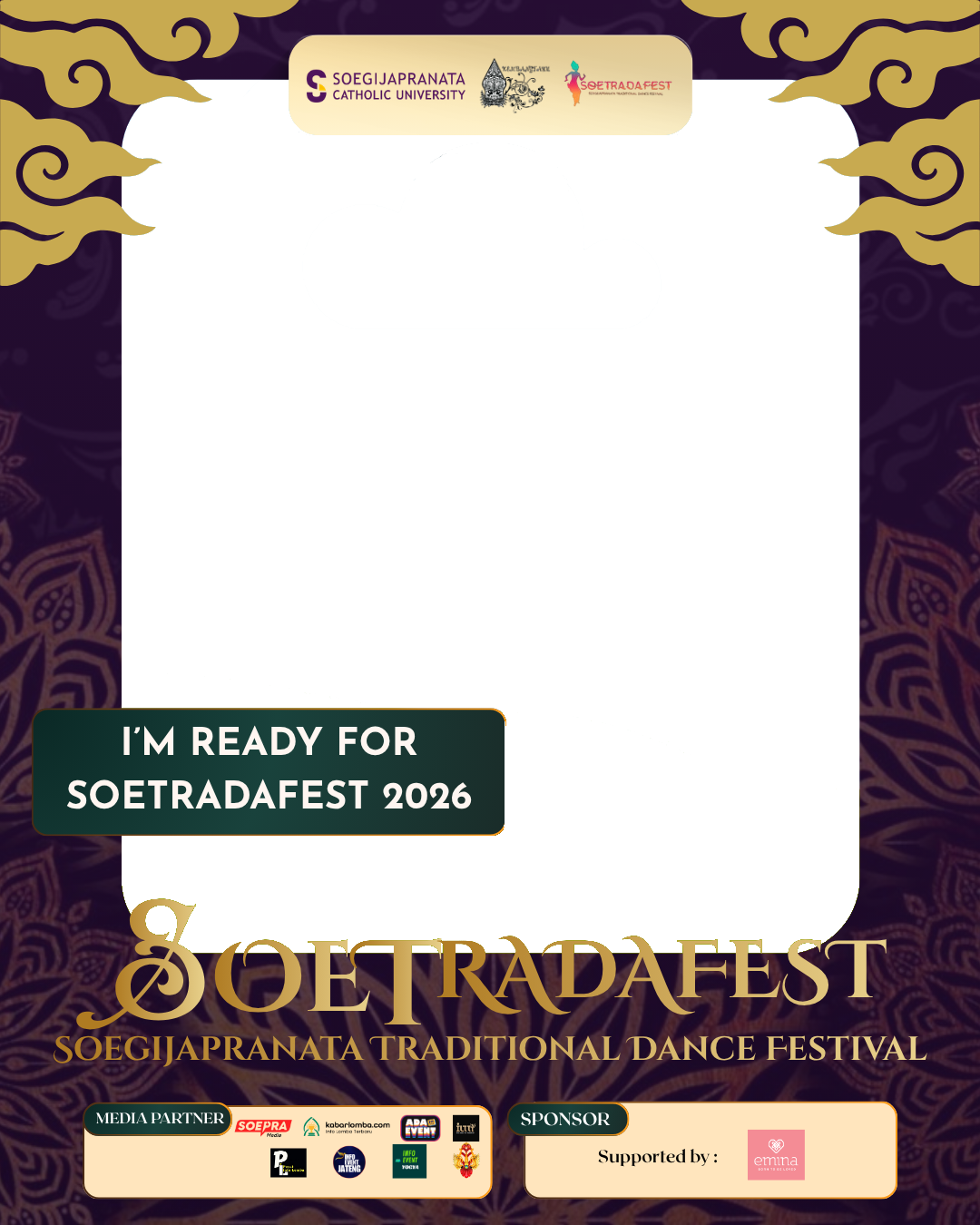 SOETRADAFEST 2026Twibbon Tanpa Watermark