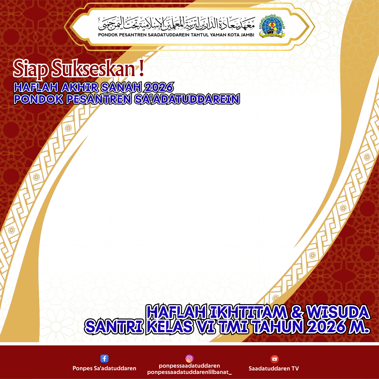 Haflah ikhtitamTwibbon Tanpa Watermark
